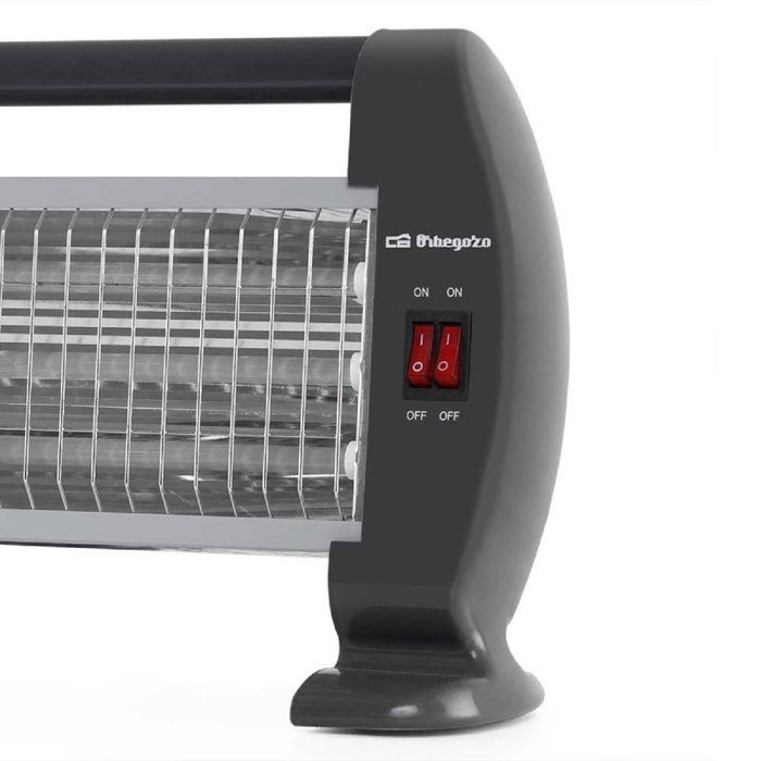 Orbegozo BP 0206 Estufa de Cuarzo 1200 W Negro Orbegozo BP 0206 Estufa de Cuarzo 1200 W Negro